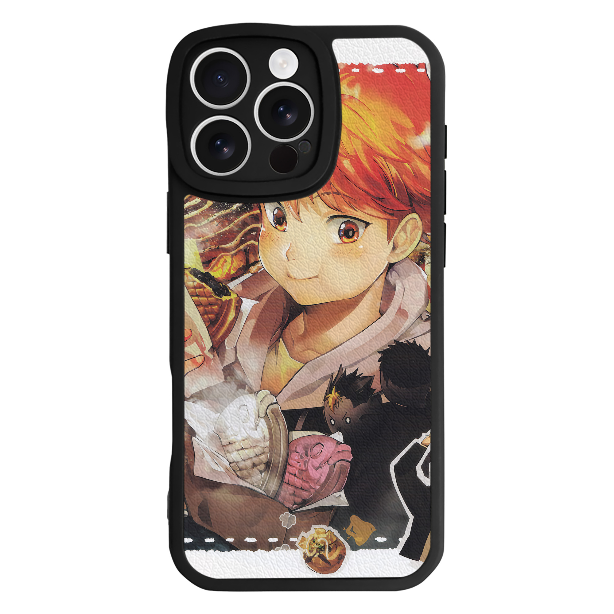 （画像用） ハイキュー!! Haikyu!! 【iPhone 16シリーズ対応】シリコンスマホケース（レザー調） 材質：シリコン